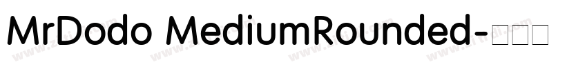 MrDodo MediumRounded字体转换